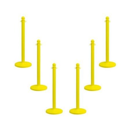 Accuform MEDIUM DUTY STANCHION POSTS COLOR PRC207YL PRC207YL